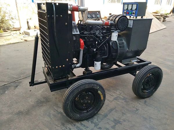 簡易四輪拖車發電機組