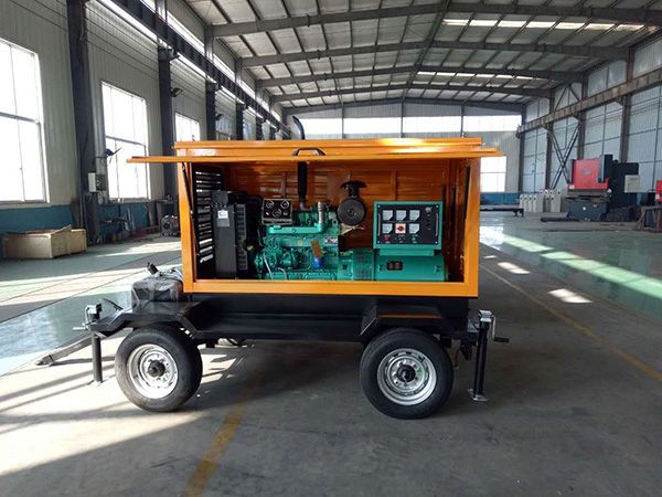 50KW移動拖車發電機組