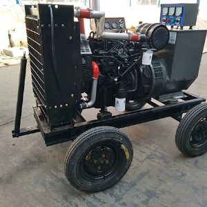 簡易四輪拖車發電機組