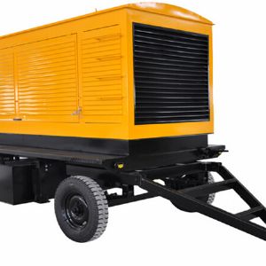 300KW移動拖車發電機組