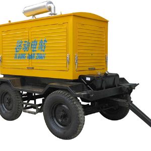 100KW移動拖車發電機組