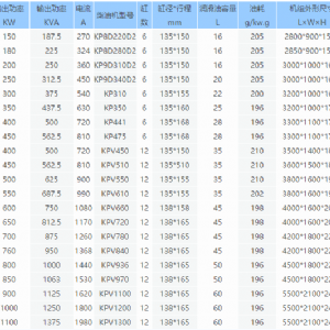 凱普200KW發(fā)電機組